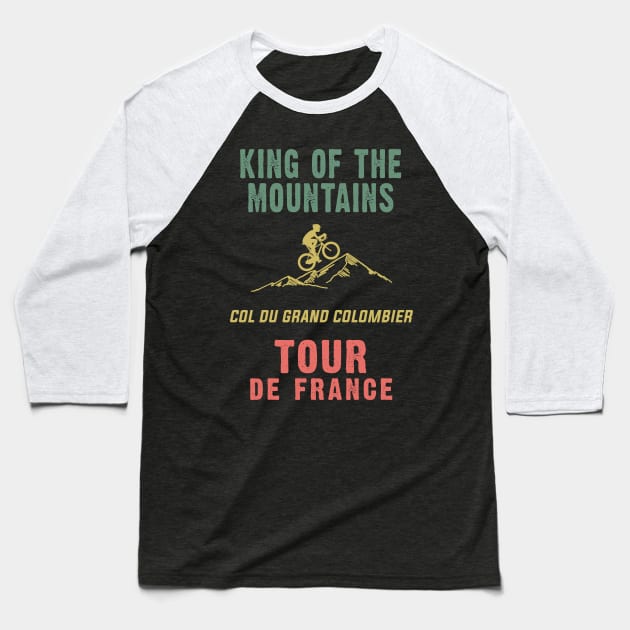 ✭ Col Du Grand Colombier ✭ Tour de France King of the mountains Baseball T-Shirt by Naumovski